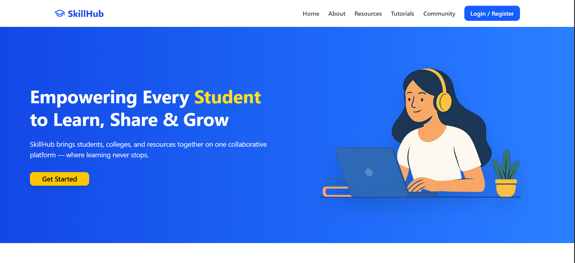 SkillHub project screenshot